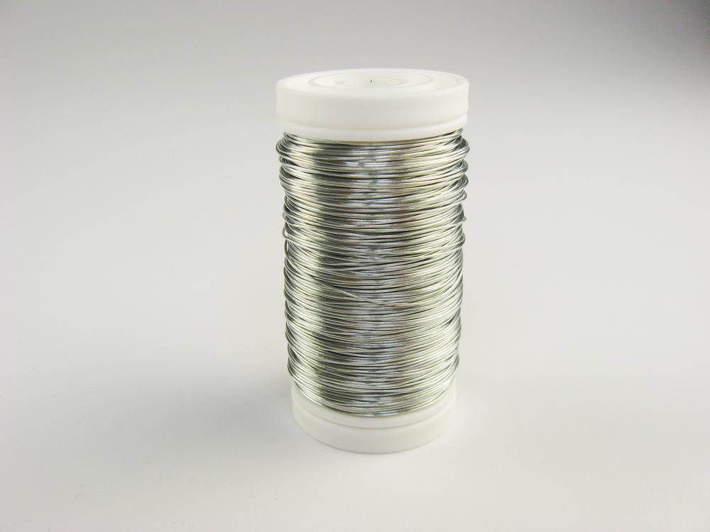 Drát myrtový, 0,37 mm, 100 g, stříbrná