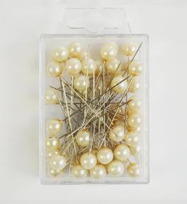 Špendlíky BUCO®, 60 mm, krémová