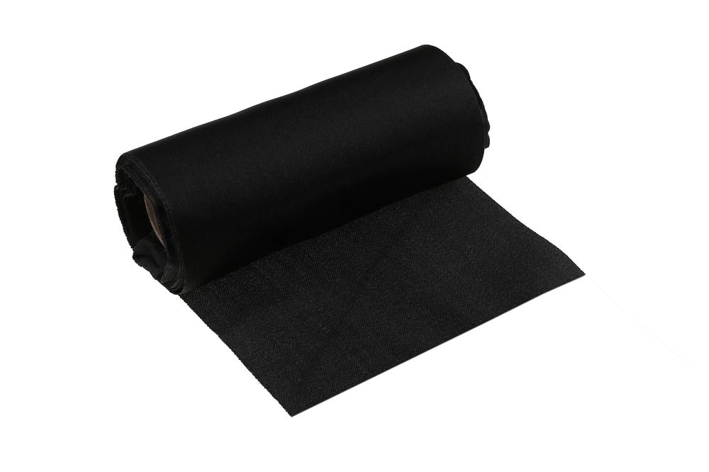 Role satén 12cm x 9,1m, černá 18