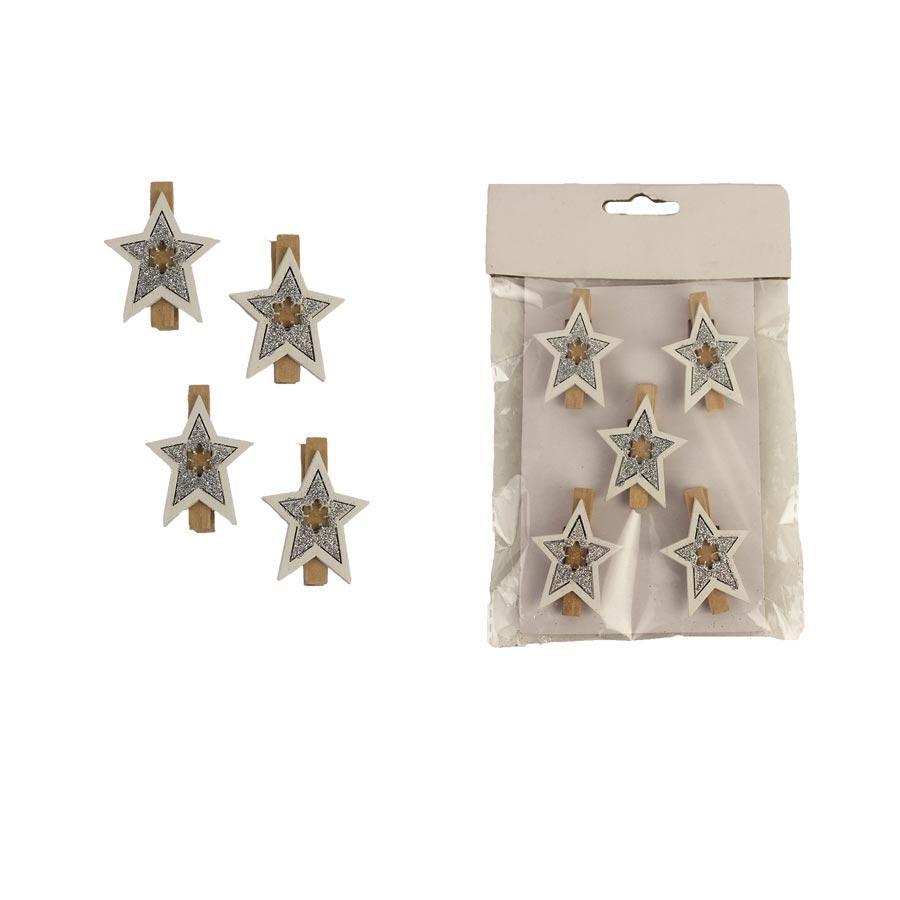 Klipy hvězdy, 5ks D3427