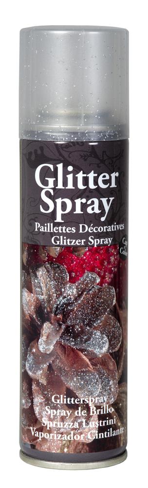 Barva ve spreji 100 ml, glitter silver