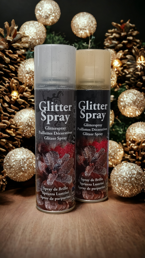 Barva ve spreji 100 ml, glitter gold