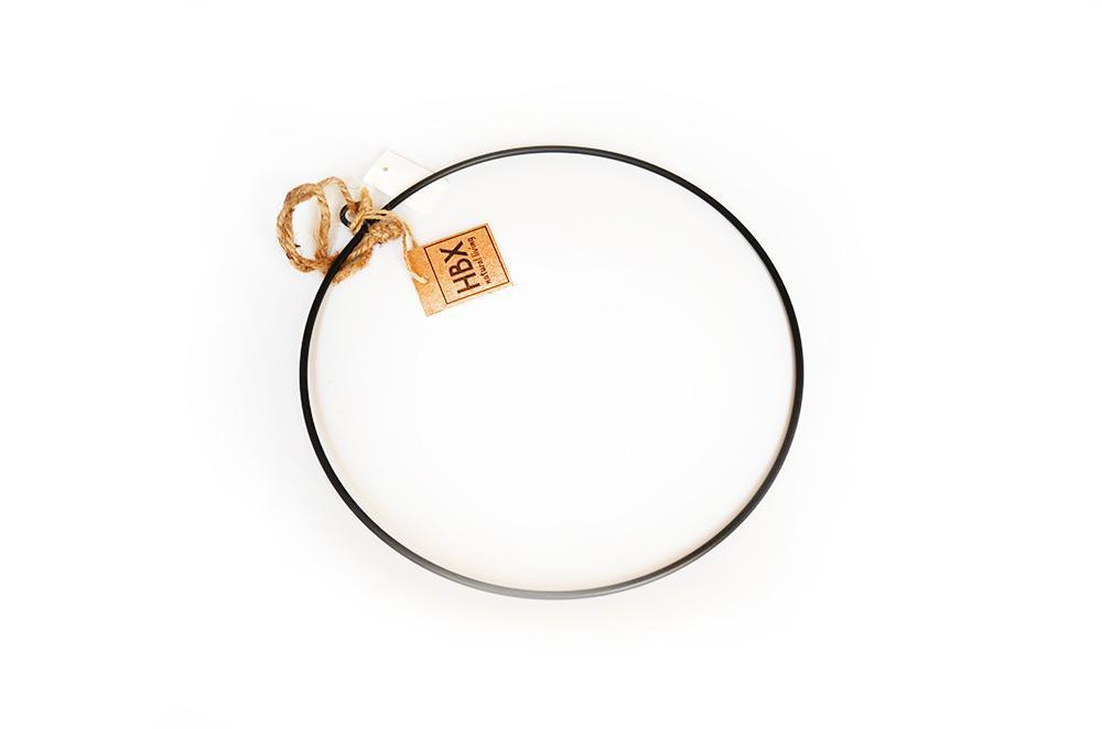 Kruh - kov 25cm, černá