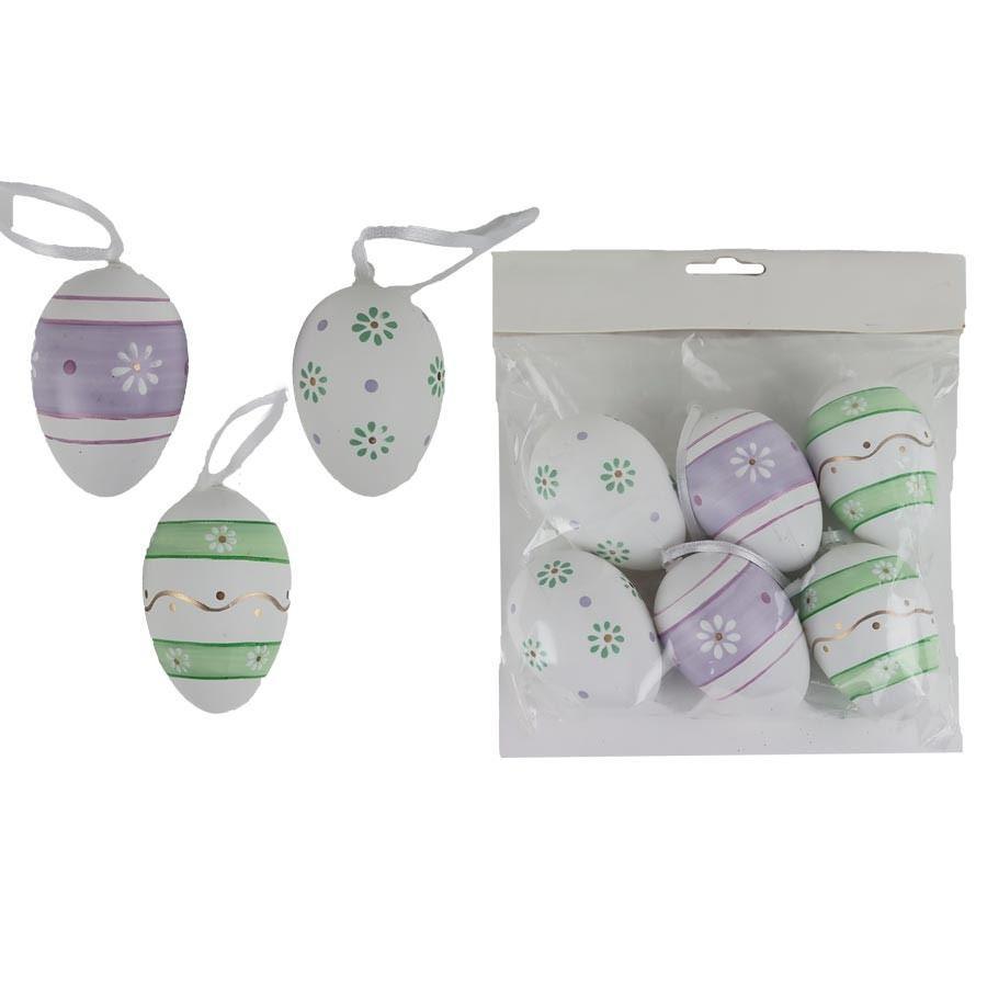 Dekorační vajíčka, 6 ks X4724