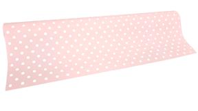 Role fólie 50cm x 9,1m puntík, růžová světlá