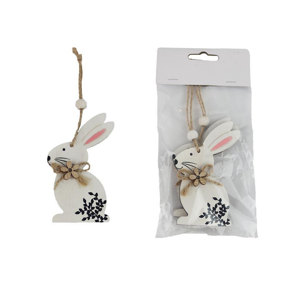 Velikonoční zajíc k zavěšení, 2 ks D6001-01