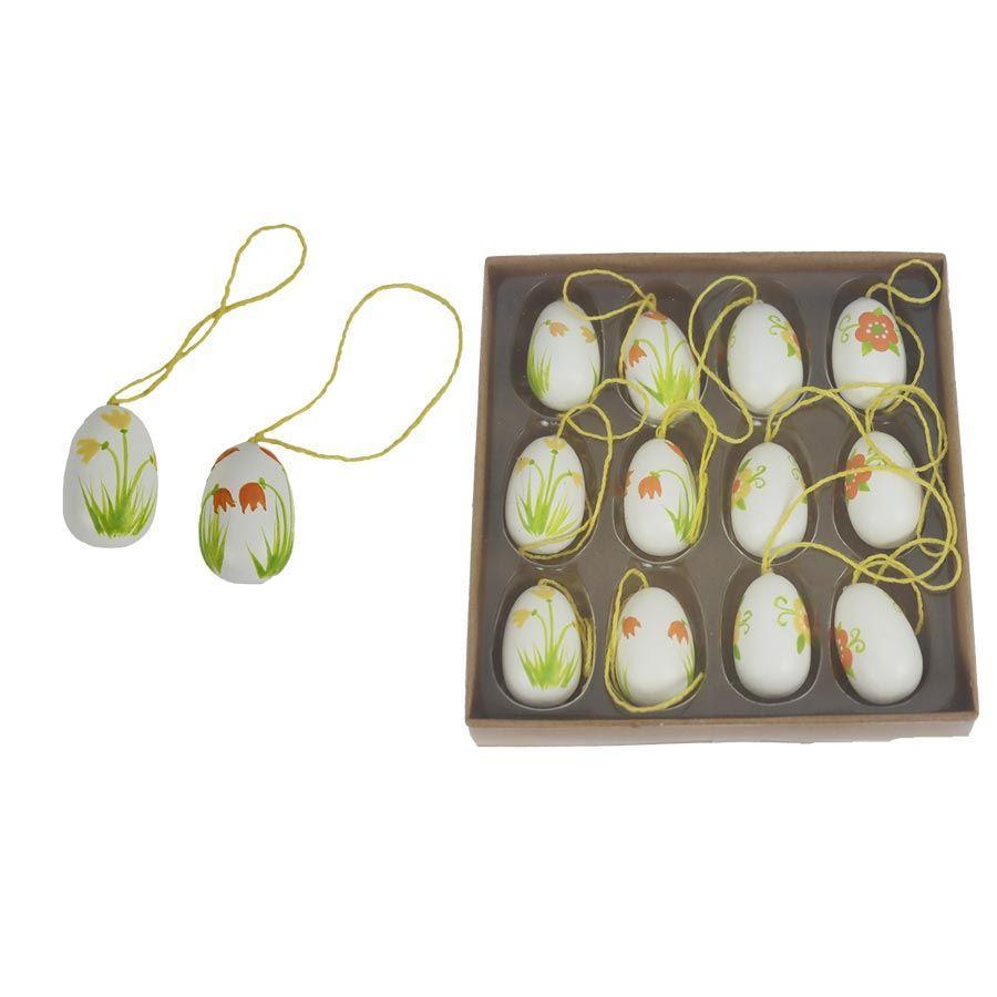 Velikonoční vajíčka, 12 ks D6147
