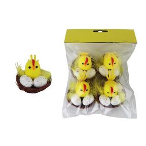 Slepička s vajíčky, 4 ks X5760