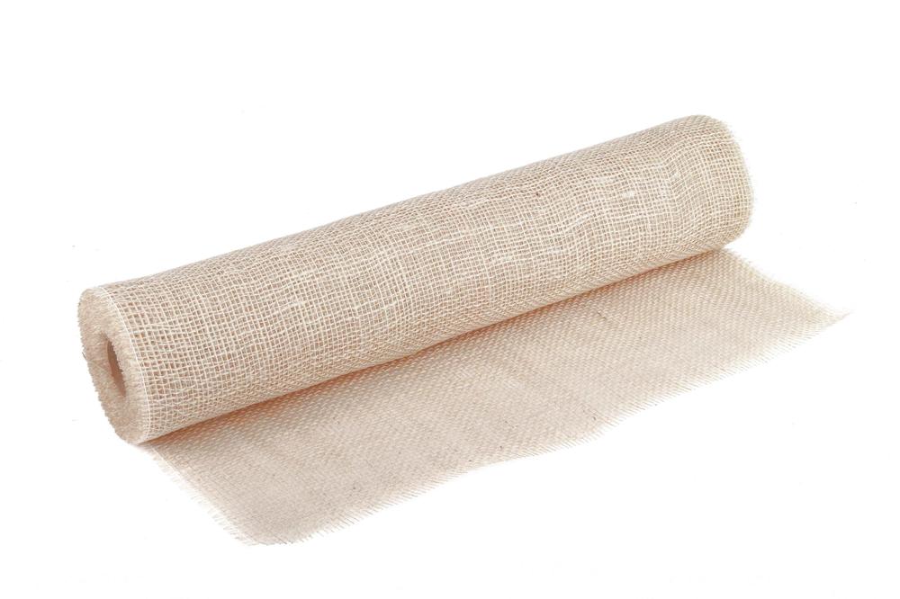 Role juta jemná 50cm x 5m, bílá