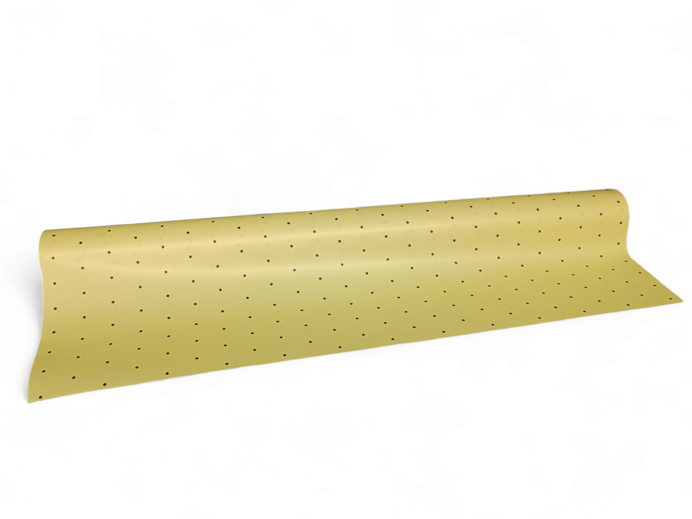 Role fólie 50cm x 9,1m tečka, žlutá světlá