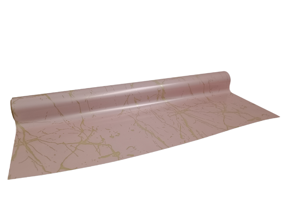 Role fólie 50cm x 9,1m mar, růžová pudrová