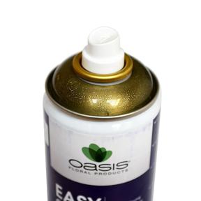 Barva ve spreji OASIS® Metalic Spray, 400 ml, glimmer zlatá