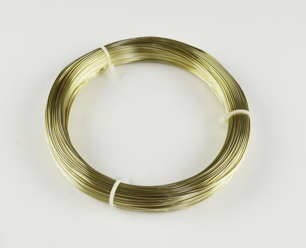 Drát hliníkový OASIS®, 1 mm, 60 m, zlatá světlá