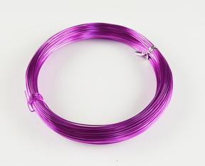 Drát hliníkový OASIS®, Ø  1 mm, 60 m, fialová levandulová