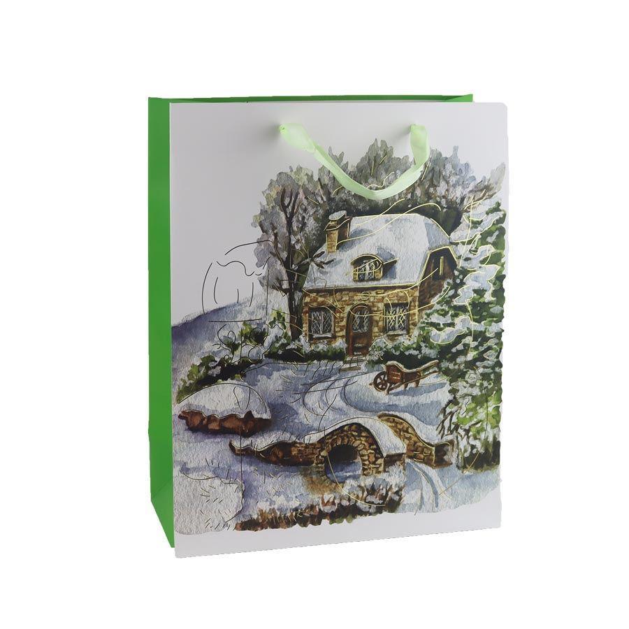 Taška dárková zimní krajina A0313/3