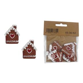 Perníková chaloupka, 4 ks X5072