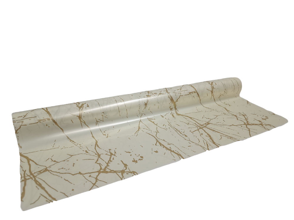 Role fólie 50cm x 9,1m mar, krémová světlá