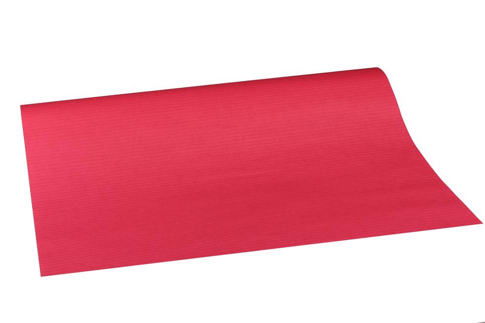 Papír aranžovací vlnitý, role 50cm x 10m - malinová 37
