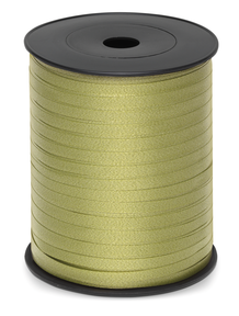 Stuha plastová liscio,  4,75cm x 500m, zelená olivová