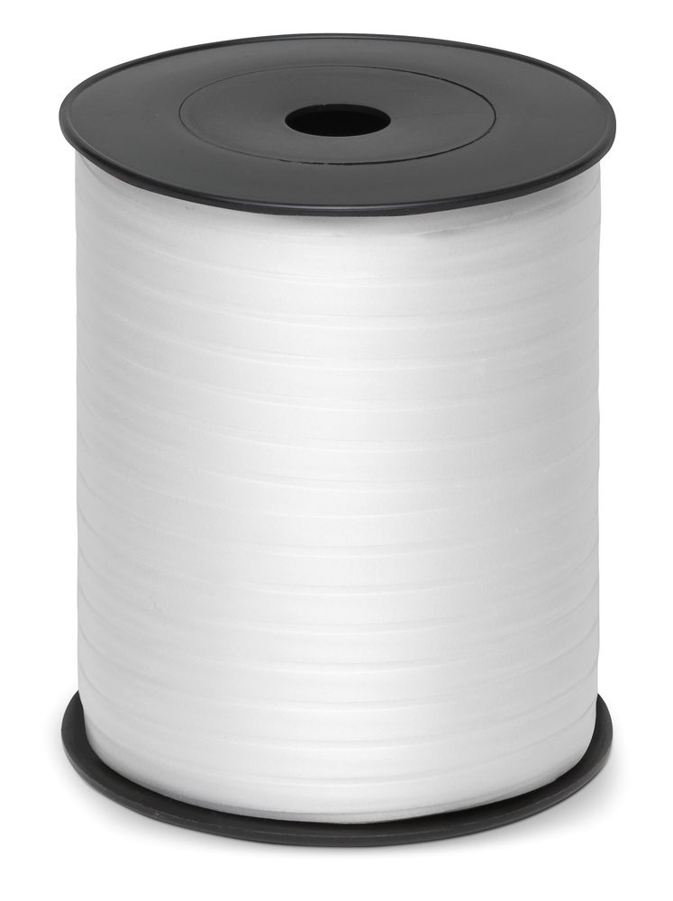 Stuha plastová liscio,  4,75cm x 500m, bílá