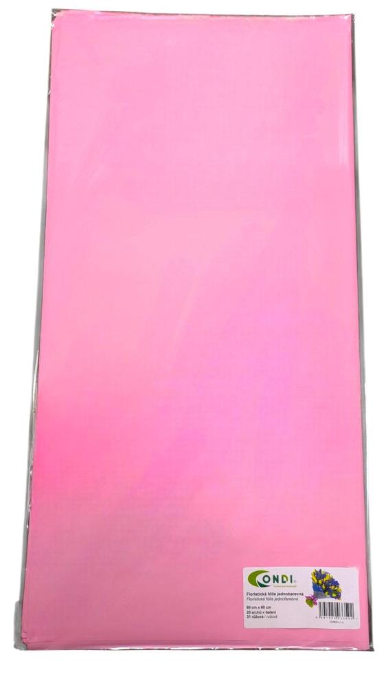 Arch fólie 60cm x 60cm, růžová